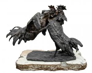 Italo Griselli (Montescudaio, 1880 – Firenze, 1958), Scontro tra galli